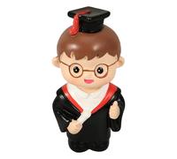BELLIFFY Decorazione Torta Laurea in Resina Mini Statuetta Dottore, Topper per Muffin e Dessert per Festa Back To School Party a Casa