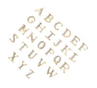 BELLIFFY Decorazioni Lettere in Lega Per Unghie Adesivi 3d Per Nail Art Decalcomanie Dell'alfabeto Per Manicure Fai Da Te