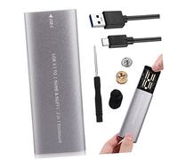 BELLIFFY Disco Esterno Portatile Dual Protocol Type-c Con Cavo Dati Case Per Hard Disk Esterno Ngff Nvme Compatibile Con Laptop e Smart Tv