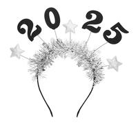 BELLIFFY Fasce Di Capodanno Numeri 2025 E Stelle Decorative Per Feste Copricapo Leggero E Comodo Adatto Ad Adolescenti E Adulti