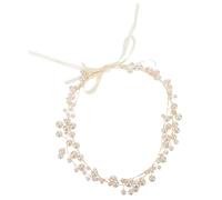 BELLIFFY Fascia per Capelli Donna con Perle Eleganti e Fil di Rame Doppio Accessorio Leggero e Resistente per Sposa Damigella e Occasioni Speciali