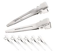 BELLIFFY Fermagli Per Chioma a Becco D’anatra in Metallo Flessibile, Set Da 50 Pezzi, Clip Per Chioma Spessi e Sottili, Accessori Per Parrucchieri Da Donna e Ragazze, Per Feste e Uso Quotidiano