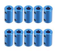 BELLIFFY Giunti Flessibili per Stampante 3d in Lega di Alluminio 6x6 Mm Set da 10 Pezzi con Accoppiatore per Motore Passo-passo per Applicazioni Cnc e Progettazione Industriale