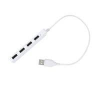 BELLIFFY Hub USB Porte ad Alta Velocità Hub Converter Multiporta Plug Play per Laptop e PC Estensore USB Compatibile Otg Bianco Senza Driver Supporto Ricarica Multipla
