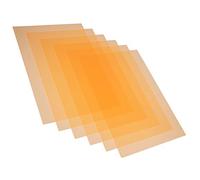 BELLIFFY Kit 6pezzi Filtri Gel Arancia e Temperatura Stabile Luce LED e Flash Fotografico in Pvc per Correzione Colore per Album di Memoria e Teatro