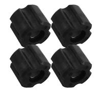 BELLIFFY Kit di 4 Boccole per Assale Anteriore per Decespugliatore, Adatte a Tubi in Alluminio da 26 e 28mm, Materiale PE Nero, Compatibili per Accessori da Giardino