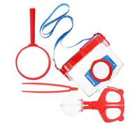 BELLIFFY Kit per Esploratori Outdoor con Scatola Osservazione Insetti e Lente d Ingrandimento Completo con Pinzette e Morsetto per Raccolta Sicura per Attività Scientifiche e Avventure in
