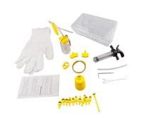 BELLIFFY Kit Spurgo Freno Bici Completo per Freni a Disco Idraulici Serie Popolare Olio Minerale Attrezzi Riparazione Freni Bicicletta Resistente e Facile da Usare