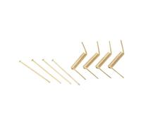 BELLIFFY Molle per Forcina in Acciaio Inox 4 Pezzi per Clip Chioma Dorate, Resistenti per Styling e Riparazioni Fai-da-te