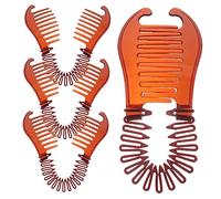 BELLIFFY Mollette Doppia Testa 8 Pz Strumento Per Intrecciare Clip Di Banana Attrezzo Creatore Fermagli Per a Banana Per Le Donne Pettine Arricciacapelli Accessorio Pettine Per Ratto Plastica