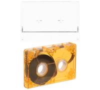 BELLIFFY Nastro Audio Vuoto Arancione 40-60 Minuti per Registratore a Nastro Portatile, Cassette Audio Vergini per Interviste, Riunioni e Registrazioni Vocali, Rivestimento Musicale Retrò