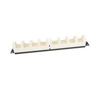 BELLIFFY Organizer per Cavi Bianco in Lamiera Fredda Resistente All'usura, Guida per Gestione Cavi per Casa e Monitor, Supporto per Organizzazione Cablaggio