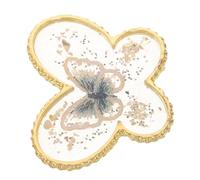 BELLIFFY Palette per Nail Art in Resina Dura Espositore Piatti per Smalti Polish Vassoio per Mix Colori Unghie Accessorio Professionale e Domestico per Disegni Dettagliati