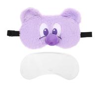 BELLIFFY per Dormire per Fantasia Cartone Animato Morbida Maschera Occhi Viola Leggera e Non Restrittiva per Viaggi Relax e Sonno Riposante