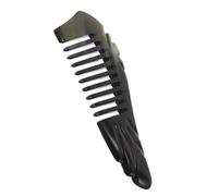 BELLIFFY Pettine Denti Larghi in Corno di Bue Naturale per Styling dei Capelli Ricci e Liscia come Massaggiatore per Capelluto e Districante per Tutti i Tipi di Capelli