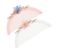 BELLIFFY Pettine Per Copricapo in Stile Cinese Antico Pettine Per Copricapo Fatto A Mano Per Uso Quotidiano O Occasioni Speciali Colore Casuale