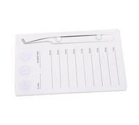 BELLIFFY Piatto Magnetico Per Estensioni Ciglia in Acrilico Con Scala Vassoio Semplice Per Applicazione Ciglia Finte Paletta Magnetica Per Trucco Professionale e Scuola Di Cosmetologia Acce