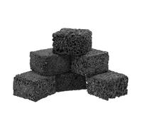 BELLIFFY Pietre Laviche Diffusore Oli Essenziali 6 Pezzi 3x3x2 Cm Pietra Vulcanica Nera per Aromaterapia Casa e Ufficio Diffusore Lava Fai da Te Decorazione Aromi