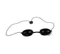 BELLIFFY Protettiva Occhi per Trattamenti Cosmetici Uv e LED Occhialini Neri Comfort e Protezione per Terapie Estetiche Adatti Diverse Forme del Viso