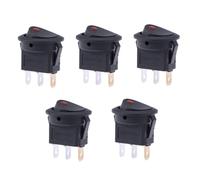 BELLIFFY Pulsante 12v 16a 3 Pin Led Rotondo On Off Per Auto Barca Press Accensione E Spegnimento Fari Fendinebbia Luce Di Lavoro