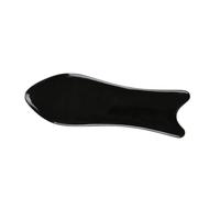 BELLIFFY Raschietto Gua Sha in Corno di Bufalo Nero per Massaggi Viso e Corpo, Strumento Massaggio Manuale per Stimolazione Immunitaria, 1 Pezzo