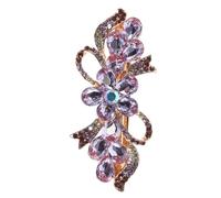 BELLIFFY Rhinestone Hair Clip Per Donne Elegante Fermaglio Decorativo Con Strass Accessorio Per Chic Per Cerimonie e Uso Quotidiano Come Per La Festa Della Mamma