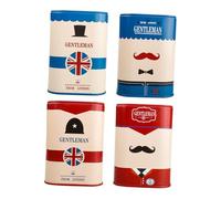 BELLIFFY Scatola Porta-lame Rotte in Latta Resistente 4 Pezzi 10,5x7,5 Cm Contenitore per Raccolta Sicura Lame da Barba per Smaltimento Oggetti Taglienti Uso Professionale e Domestico
