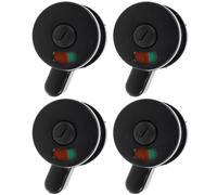 BELLIFFY Serratura Porta Bagno Pubblico Indicatore Occupato/vuoto, Blocco Privacy in Plastica, Set da 4 Pezzi per Porte Divisorie di Servizi Igienici Pubblici, Facile Installazione