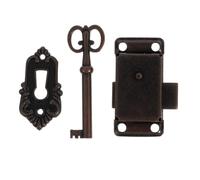 BELLIFFY Serrature Vintage per Scatole Regalo e Gioielli in Ferro e Lega di Zinco, 2 Set Resistenti a Ruggine e Corrosione per Decorazione e Riparazione Mobili Antichi