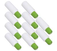 BELLIFFY Set 10 Flaconi Dispenser per Liquidi da 100 Ml con Applicatore in Spugna Bottiglie in Plastica Ricaricabili per Medicinali Oli Essenziali e Tinture Contenitori Compatti per