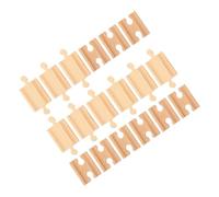 BELLIFFY Set 18 Pezzi Accessori Binari Ferroviari in Legno Pezzi di Ricambio per Pista Treno 3 Anni Giocattolo Educativo per Costruzione Percorsi e Sviluppo Abilità Motorie