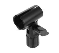 BELLIFFY Set 2 Pezzi Morsetti per Microfono Regolabili da 17-25 Mm, Adattatori Filettati in Metallo 3/8", Clip Supporto Microfono Wireless per Streaming Podcast e Registrazioni da Tavolo