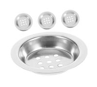 BELLIFFY Set 4 Ricambi Porta Incenso in Acciaio Inossidabile Per Bruciatore Arabo, Piccoli Piatti Rotondi Rete e Supporto Per Bruciatore Di Carbone, Accessori Aromaterapia Per Uso Domestico