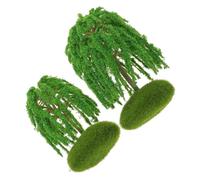 BELLIFFY Set 6 Alberi in Miniatura per Diorama Modello di Alberi in Plastica Resistente Piccoli per Modellini di Treni e Scenari Paesaggistici Interni