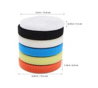 BELLIFFY Set 6 Tamponi in Spugna per Lucidatura Auto 6 Pollici Applicatori per Ceratura e Pulizia Veicoli Spugne Morbide Antigraffio per Dettagli e Lavaggio Auto Domestico