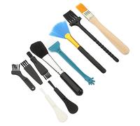 BELLIFFY Set Da 10 Spazzole Antistatiche Per Pulizia Tastiera Computer e Portatile Setole Morbide Pa Impugnatura Pp Conduttiva Kit Di Pulizia Elettronica Per Fessure e Ventole Pc Uso Professionale