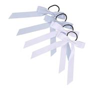 BELLIFFY Set Di Nastri Per Da Bambina 4 Pezzi Fermagli Per Con Fiocco in Raso Per Legare La Coda Di Cavallo