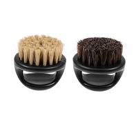 BELLIFFY Set Di Spazzole Per Barba 2 Pezzi Per Uomo Strumento Per La Pulizia E Styling Della Barba Delicato Sulla Pelle Secca