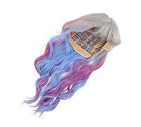 BELLIFFY Set Parrucca Donna Lunga Riccia Cosplay Festa Halloween Teatro Elegante Naturale Realistica Unica Taglia Adulti Occasioni Spettacoli
