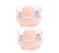 BELLIFFY Spazzola Esfoliante Da Bagno Piccola Set Portatile Per Lavaggio Della Testa E Cuoio Capelluto Morbida Spugna Scrubber Per Corpo Delicato