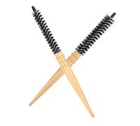 BELLIFFY Spazzola Rotonda in Legno 2 Pezzi Set Piccola e Grande Antistatica per Chioma Donne e Uomini per Asciugatura e Styling Professionale Impugnatura Ergonomica