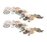 BELLIFFY Steampunk Charms Ingranaggi Metallo Vintage Mix Piccoli Pendenti Decorativi per Gioielli Te Accessori Fatti Mano per Collane Bracciali e Portachiavi