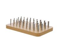 BELLIFFY Strumento di Riabilitazione Manuale in Legno Pegboard per Esercizi di Destrezza e Sviluppo Abilità Motorie Sottili Attrezzo Essenziale per Terapia Occupazionale e Rafforzamento