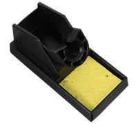 BELLIFFY Supporto per Saldatore Legno Bruciato con Spugna per Pulizia Portatile e Compatto Sicuro per Artisti e Falegnami Antiscottatura e Stabile per Pennelli da Intaglio