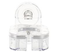 BELLIFFY Supporto Phon Muro con Ventosa Trasparente e Rotante Porta Asciugacapelli Salvaspazio Montaggio senza Foratura per Bagno e Salone Organizzatore Versatile per Phon e Accessori