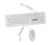 BELLIFFY Tastiera Meccanica e Mouse Usb Luminosi Kit Da Gioco Ergonomico Per Computer Tastiera Design Speciale e Lettere Chiare
