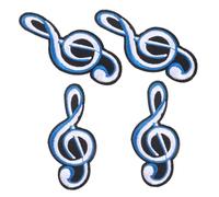 BELLIFFY Toppe Ricamate Note Musicali Per Cappelli e Cappotti, Patch Fai Da Te Compatte Da Stirare, Accessori Multifunzione Per Abbigliamento Ragazzo Ragazza e Decorazione Vestiti