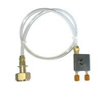 BELLIFFY Valvola Inflazione per Bombole Gas Adattatore per Taniche Piatte Chiusura