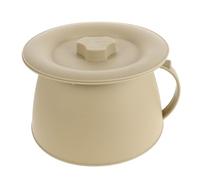 BELLIFFY Vaso con Coperchio Antiodore Bidet per Anziani e Contenitore Urina Plastica Compatto e Multifunzionale