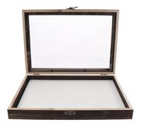 Belliffy Vetrina Per Campioni Insetti E Farfalle Scatola Insettario Con Coperchio Trasparente E Serratura Per Esposizione Di Specimen in Legno 12.2X8.7X1.6 Pollici